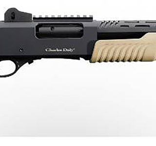 Charles Daly 301 12 Ga, 18.5" Barrel, 3", Flat Dark Earth Pistol Grip Stock, Ghost Ring Sight. 5rd
