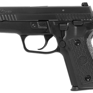 Sig P229 SAO 9mm, 3.9" Barrel, Nitron Finish, Black, SIGLITE Night Sights, Decocker, 10rd