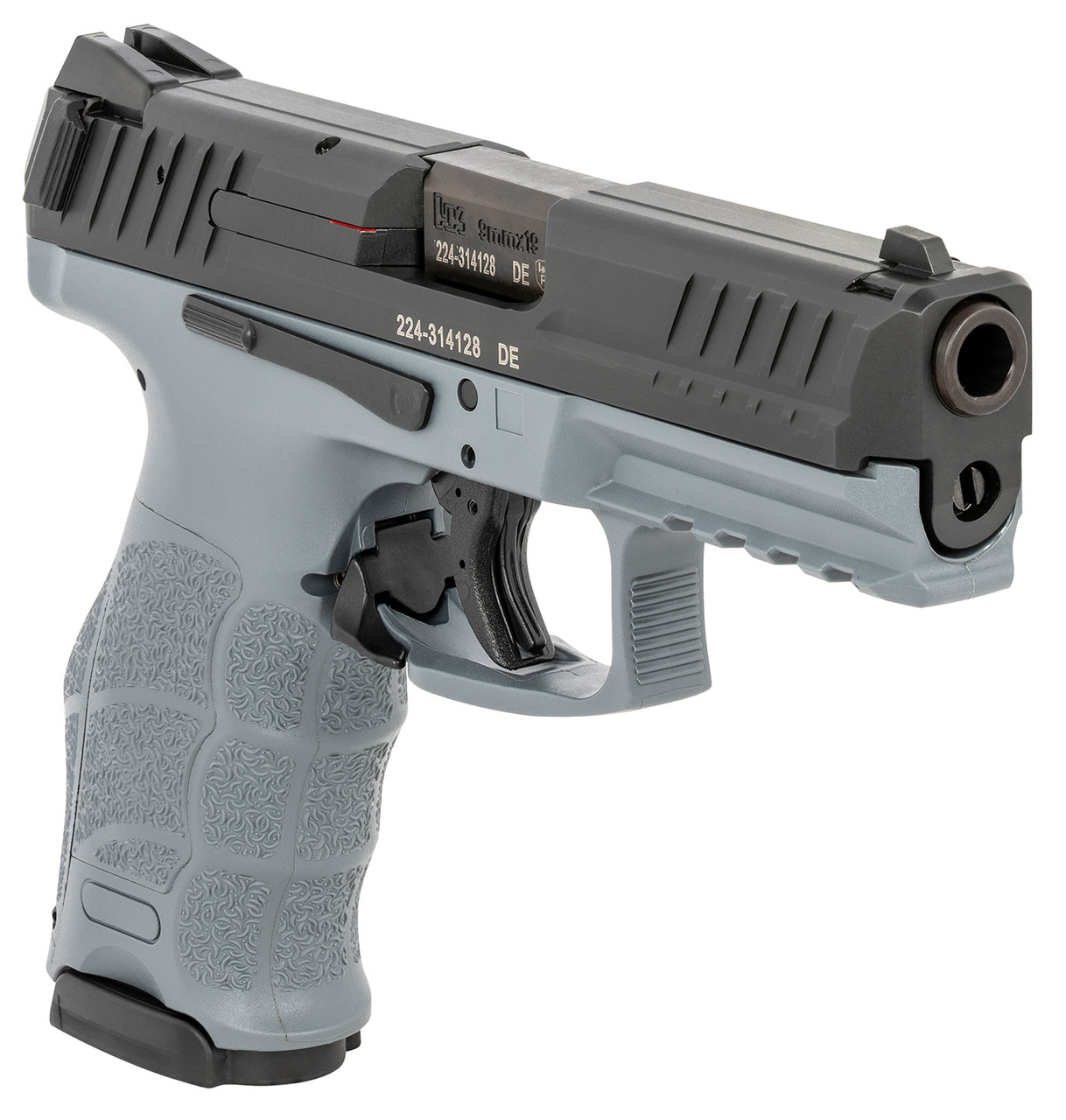 HK VP9 9mm, 4" Barrel, 3-Dot Sights, Gray, 17rd - Image 2