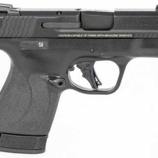 Smith & Wesson, Shield Plus, Striker Fired, Micro Compact, 9mm, 3.1" Barrel, Polymer Frame, No Thumb Safety, Tritium Night Sights, Flat Face Trigger, 3 Mags, 1-10Rd 2-13Rd, Black