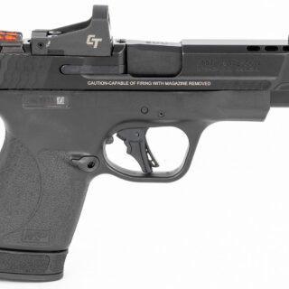 Smith & Wesson PC M&P9 Shield Plus 9mm, 4" Ported Barrel, CT RDS, NTS, Black, 13rd