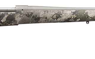 Winchester Model 70 Extreme 6.5 Creedmoor, 22" Sporter Contour Barrel, Cerakote Finish, Tungsten, Muzzle Brake, True Timber VSX Camo Stock, Synthetic, 4rd
