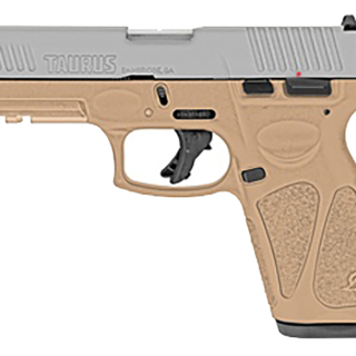 Taurus G3 9mm, 4" Barrel, Fixed Sights, Manual Thumb Safety, Tan, 15rd/17rd