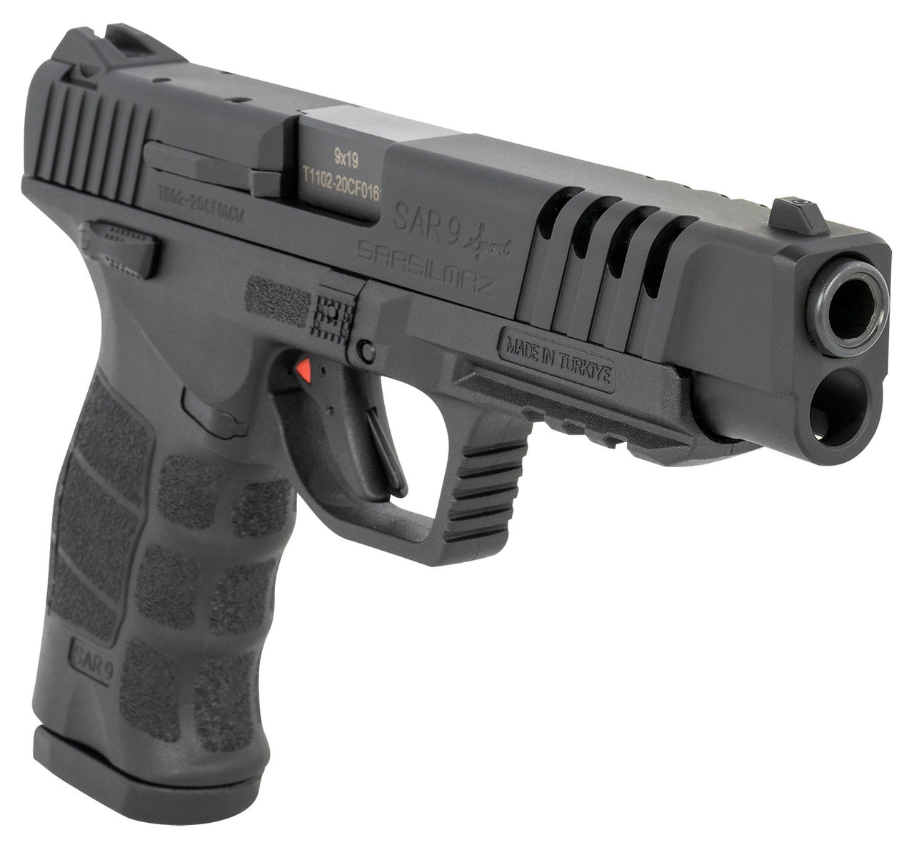 SAR USA, SAR9 Sport, 9mm, Striker Fired Pistol, 4.4" Barrel, Polymer Frame, Black, 17Rd - Image 3