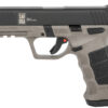 SAR USA SAR9 9mm, 4.4" Barrel, 3-Dot Sights, Platinum Frame/Black, 17rd
