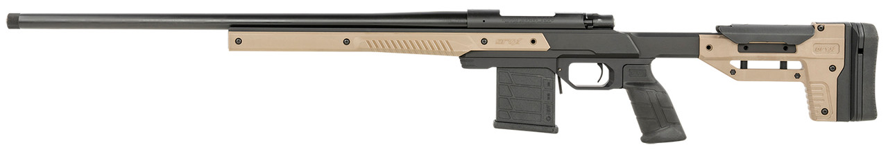 Howa Oryx 6.5 Creedmoor 24" Threaded Heavy Barrel, Black Metal Finish & Flat Dark Earth Fixed Oryx Aluminum Chassis Adjustable Comb Stock, 5rd - Image 2
