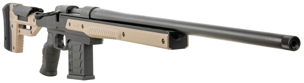 Howa Oryx 6.5 Creedmoor 24" Threaded Heavy Barrel, Black Metal Finish & Flat Dark Earth Fixed Oryx Aluminum Chassis Adjustable Comb Stock, 5rd - Image 3