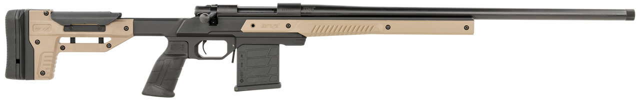 Howa Oryx 6.5 Creedmoor 24" Threaded Heavy Barrel, Black Metal Finish & Flat Dark Earth Fixed Oryx Aluminum Chassis Adjustable Comb Stock, 5rd