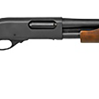 Remington Model 870 Home Defense 12 Ga, 18.50" Barrel, 3" Chamber, Black, Satin Hardwood Stock, 6rd
