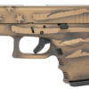 Glock 26 AUS Gen3 9mm, 3.43" Barrel, Black/Coyote Battle Worn Flag, Interchangeable Backstraps Grip, 10rd - Image 2
