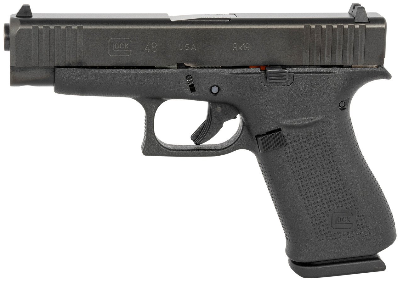 Glock G48 Compact Slim 9mm, 4.17" Barrel, Black, 10rd - Image 2