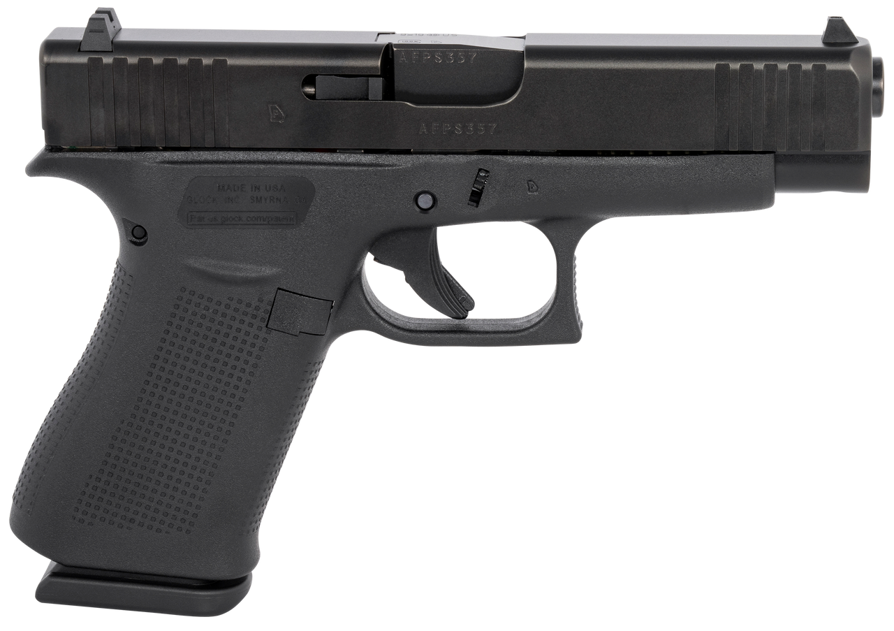 Glock G48 Compact Slim 9mm, 4.17" Barrel, Black, 10rd