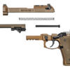 Beretta M9A4 G Centurion 9mm, 4.7" Barrel, Flat Dark Earth Cerekote, Tritium Sights, Decocker, Front Picatinny Rail, 2x18rd - Image 4
