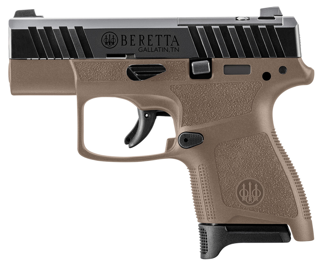Beretta, APX A1 Carry, 9mm, 3.3" Barrel, Sub Compact, Polymer Frame, Fixed Sights, Passive Safety, 2 Magazines, Optic Ready, 8 Rds - Image 2