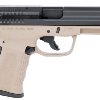 FMK 9C1G2 DAO 9mm, 4" Barrel, Matte Finish, FDE Frame, Mag Out Safety, 10rd