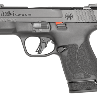 Smith & Wesson M&P9 Shield Plus Micro Compact 9mm, 3.1" Barrel, Armornite Finish, Black, Tritium Night Sights, Optics Ready, 13534, Two magazines 1/13rd, 1/10rd