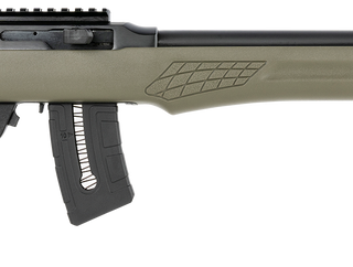 Rossi RS22 .22 WMR, 21" Barrel, Black, Fixed Monte Carlo OD Green Stock, 10rd