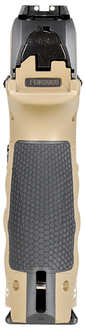 Walther PDP 9mm, 4" Barrel, Black Slide/Tan Frame, Adjustable Rear Sight, Optics Ready, 15rd - Image 3