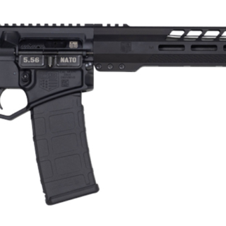 Diamondback DB15 5.56/.223, 16" Barrel, Adjustable Magpul CTR Stock, Black Gold Lower, Black Finish, 30rd