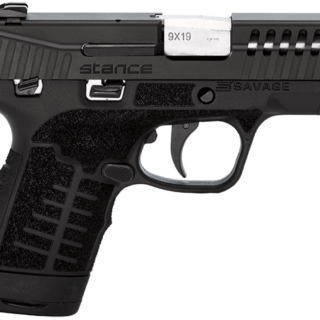 Savage Stance MC9MS, 9mm, 3.2" Barrel, Black, 3 Dot Sights, Manual Safety, 10rd