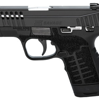 Savage Stance 9mm, 3.2" Barrel Black, MS, Stainless Steel Ported Slide Black Interchangeable Backstrap Grip Tritium Night Sights, 10rd