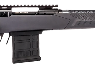 Savage Arms 110 Carbon Tactical 308 Win, 22" Carbon Fiber Wrapped Barrel, Matte Black Metal Finish & Gray Fixed AccuStock, AccuFit Stock, 10rd