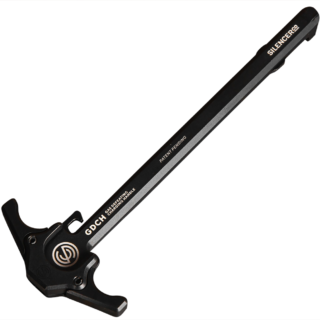 SilencerCo Gas Defeating Charging Handle, Black, Designed for AR-15