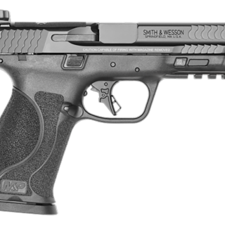 Smith & Wesson M&P 2.0 Full Size 9mm, 4.25" Barrel, Armornite Black, Optics Ready, No Manual Safety, Flat Face Trigger, Integ. Trigger Safety, 2x17rd Mags