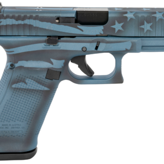 Glock 45 Gen 5 9mm, 4.02" Barrel, Blue Titanium Flag, 17rd
