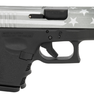 Glock 26 AUS Gen3 9mm, 3.43" Barrel, Black Frame, Gray Battle Worn Flag, 10rd
