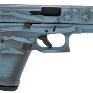 Glock G23 Gen5 Compact 40 S&W 4.02" Barrel, Blue Titanium Flag Cerakote Frame & Slide, Modular Backstrap, 13rd