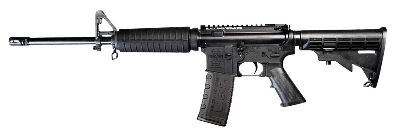 Black Rain Ordnance A2 .223/5.56, 16" Barrel, Black, A2 Grip, M4 Collapsible Stock, 30rd - Image 2