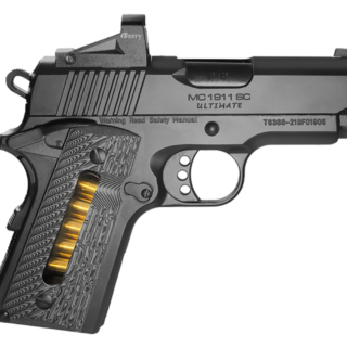 Girsan MC1911 SC Ultimate .45 ACP 3.40" Barrel, Black, G10 Grip, Integrated Capacity Window, Includes RDS, 6rd