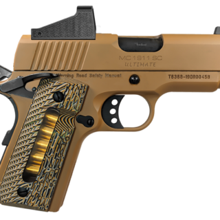 Girsan MC1911 SC Ultimate .45 ACP 3.40" Barrel, FDE, G10 Grips, Integrated Capacity Window, Includes RDS, 6rd