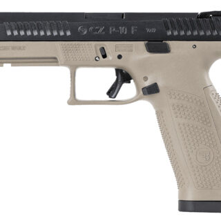 CZ P-10 F 9mm, 4.5" Barrel, Fixed Sights, Flat Dark Earth, 19rd