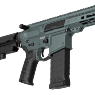 CMMG Banshee MK4 5.7x28mm 5" Barrel, Charcoal Green Cerakote, Black Nitride Barrel Synthetic CMMG 6 Position RipBrace Black Polymer Grip, 40rd