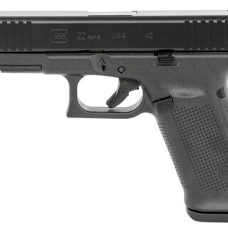 Glock 22 Gen5 .40 S&W, 4.49" Barrel, Fixed Sights, Black, 15rd