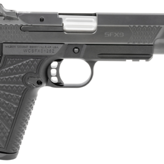 Wilson Combat SFX9 9mm, 5" Barrel, Black DLC Finish, Black Polymer Grip, 15rd