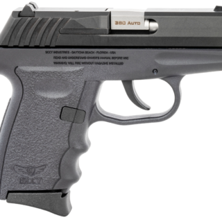 SCCY CPX-3 .380 ACP, 3.10" Barrel, Black No Safety, 10rd