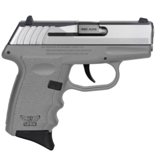 SCCY CPX-3 .380 ACP, 3.10" Barrel Sniper Gray Finish Frame, Stainless Steel, No Manual Thumb Safety, 10rd