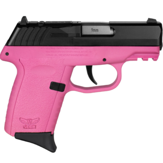 SCCY CPX-2 3.1" Bbl, 9mm, Black Slide, Pink Frame, 10rnd Mag