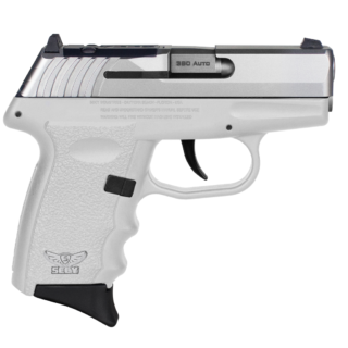 SCCY CPX-3 .380 ACP, 3.10" Barrel, White White Polymer Grip, 10rd