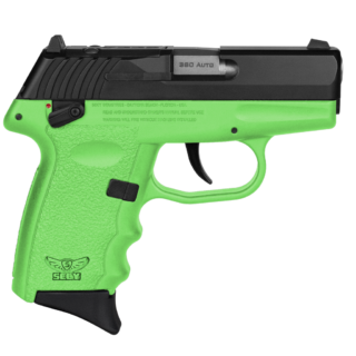 SCCY Industries CPX-4 RD .380 ACP, 2.96" Barrel, Lime Green, 10rd