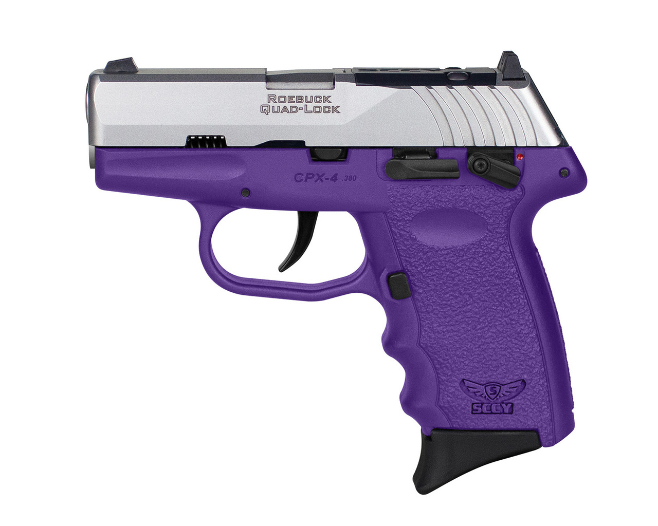 SCCY Industries CPX-4 RD .380 ACP, 2.96" Barrel, Purple Frame, SS Slide, 10rd - Image 2