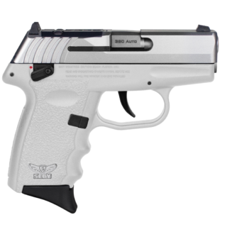SCCY Industries CPX-4 RD .380 ACP, 2.96" Barrel, White Frame, SS Slide, 10rd
