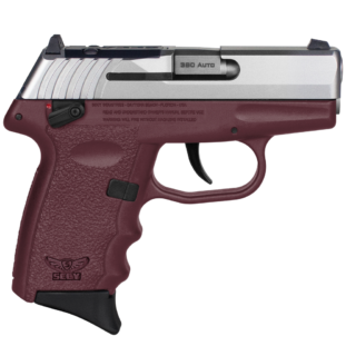 SCCY Industries CPX-4 RD .380 ACP, 2.96" Barrel, Crimson Red Frame, SS Slide, 10rd