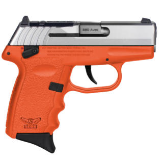 SCCY Industries CPX-4 RD .380 ACP, 2.96" Barrel, Orange Frame, SS Slide, 10rd