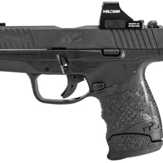 Walther PPS M2 9mm, 3.18" Barrel, Holosun 407K RDS, Black, 6rd/7rd