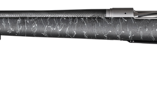 Christensen Arms Ridgeline 243 Win, 20" Barrel, Threaded Barrel, Tungsten Gray Cerakote Metal Finish & Black, Gray Webbing Fixed Sporter Stock Left Hand, 4rd