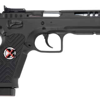 Tanfoglio Stock Master Xtreme 9mm, 4.75" Bull Barrel, Black, Aluminum Grips, 17rd